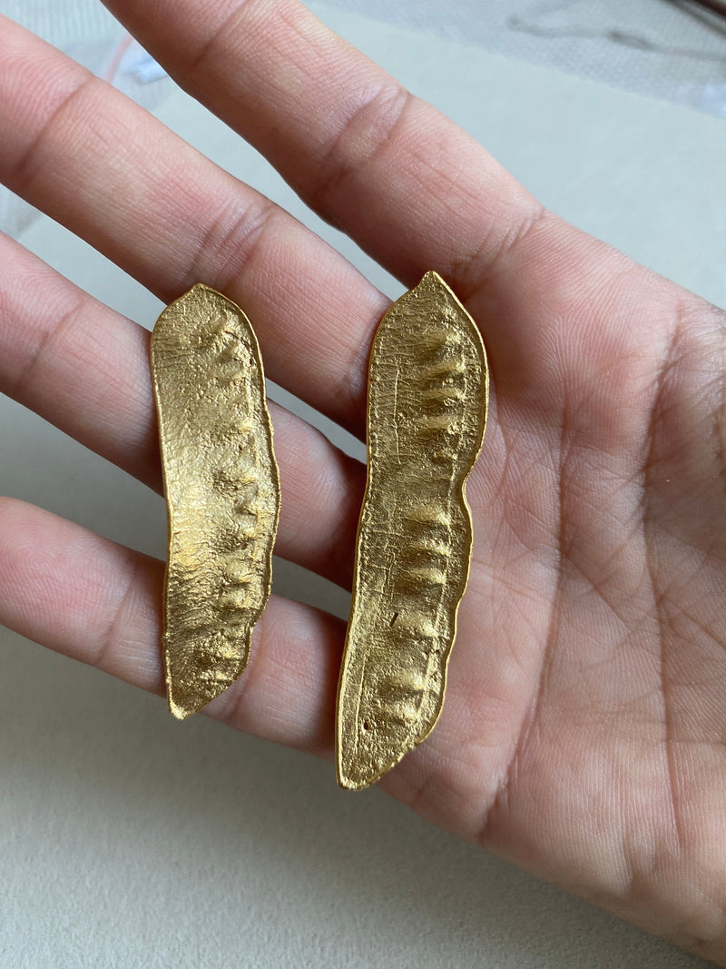 Little Nothing Piorno Gold Plated Earrings MOD Jewellery