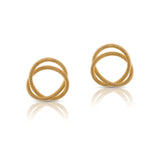 Susana Teixeira Small Circle Stud Earrings - Gold MOD Jewellery