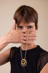Susana Teixeira Statement Coil Necklace - Gold MOD Jewellery