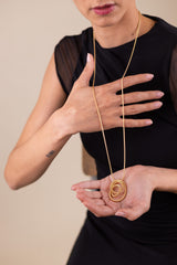 Susana Teixeira Statement Coil Necklace - Gold MOD Jewellery