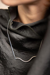 Susana Teixeira Vortice Wave Pendant Necklace - Silver MOD Jewellery