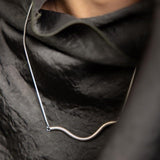 Susana Teixeira Vortice Wave Pendant Necklace - Silver MOD Jewellery