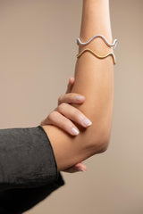 Susana Teixeira Vortice Wavy Bangle - Silver MOD Jewellery