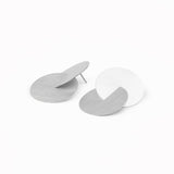 Zaremski Circles silver Earrings Large MOD Jewellery