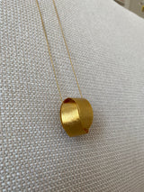 Zaremski Infinity Gold Plated Pendant large MOD Jewellery