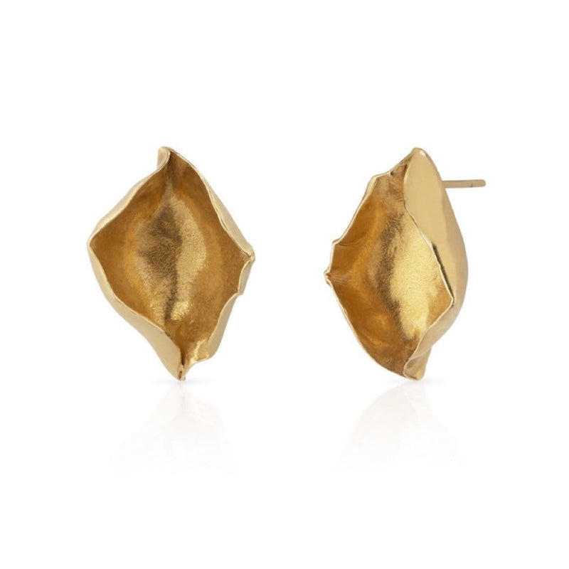Ana Sales Bloom Earrings MOD Jewellery - 24k Gold plated silver