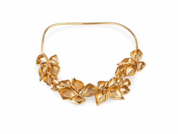 Ana Sales Bloom Signature Silver Necklace MOD Jewellery - 24k Gold plated silver