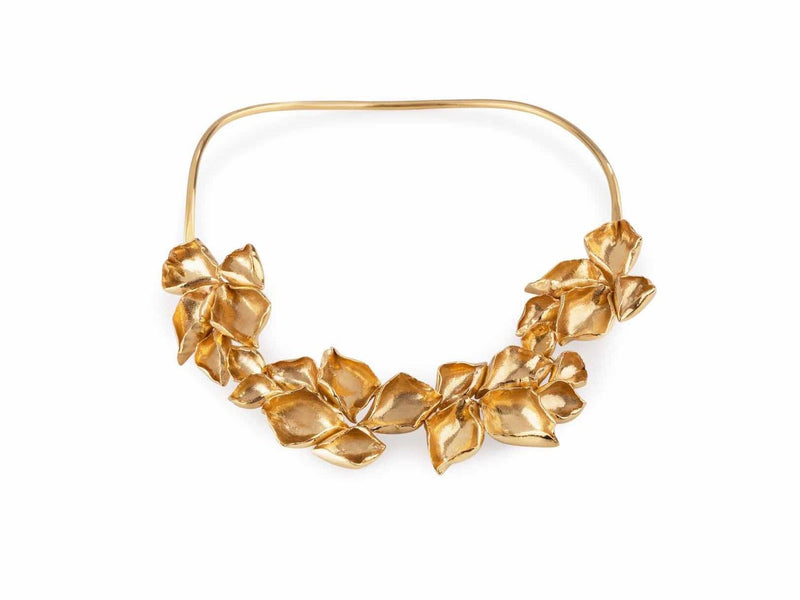 Ana Sales Bloom Signature Silver Necklace MOD Jewellery - 24k Gold plated silver