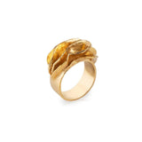 Ana Sales Bloom Silver Ring MOD Jewellery - 24k Gold plated silver