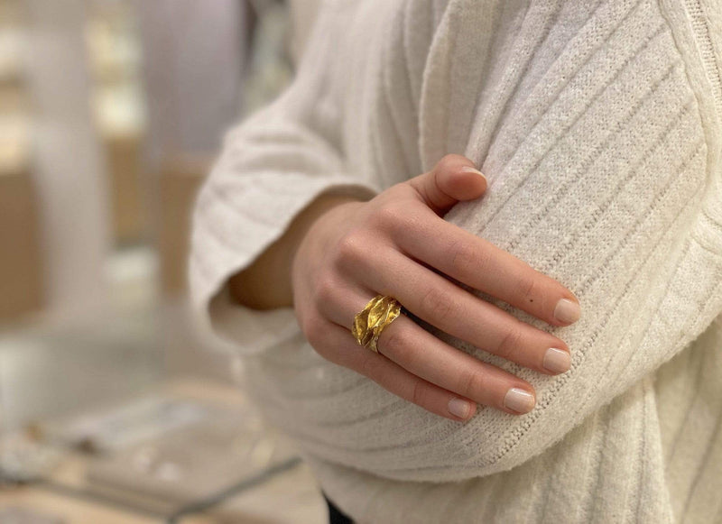 Ana Sales Bloom Silver Ring MOD Jewellery
