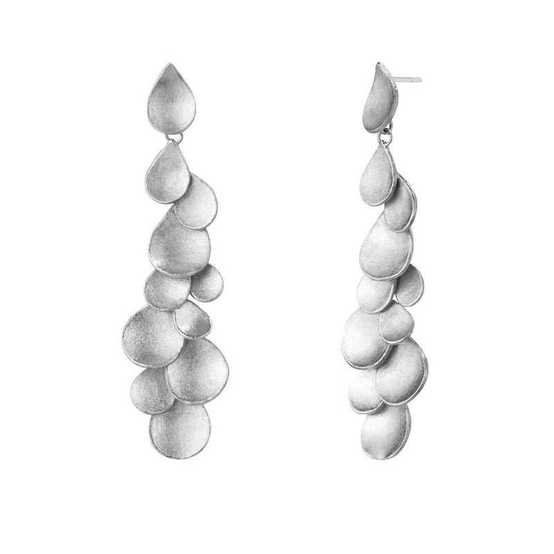 Ana Sales Hin Long Silver Earrings MOD Jewellery - Sterling silver