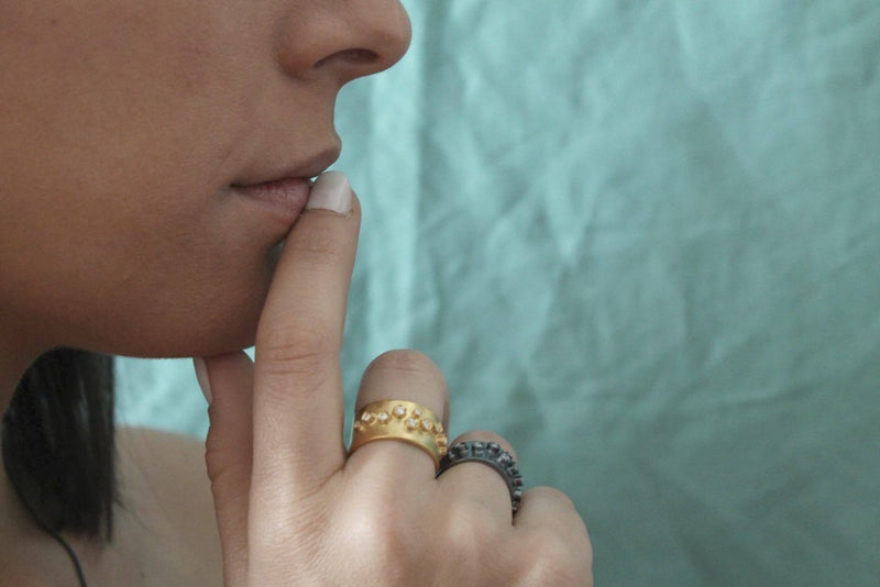 Ana Sales Lira Silver Ring MOD Jewellery