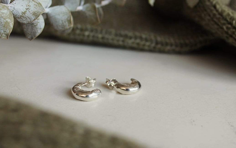 Ana Sales Mero Small Hoop Earrings MOD Jewellery - Sterling silver
