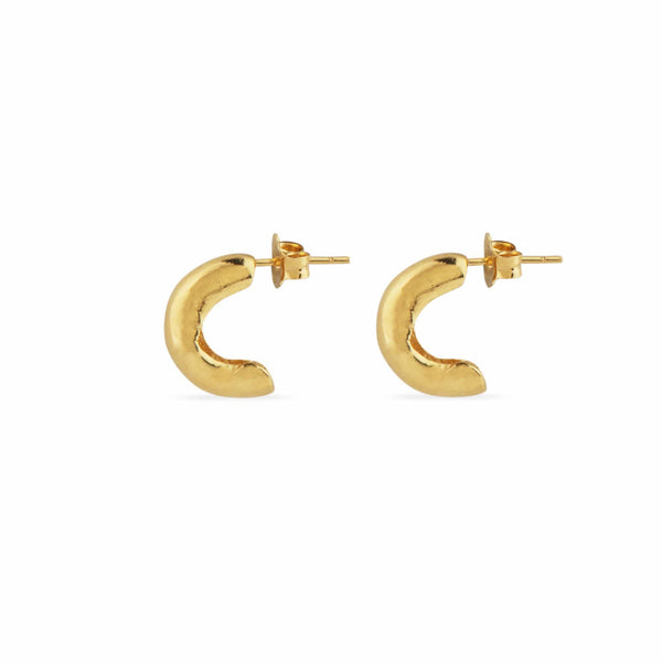 Ana Sales Mero Hoop Earrings MOD Jewellery - 24k Gold plated silver