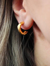 Ana Sales Mero Small Hoop Earrings MOD Jewellery - 24k Gold plated silver