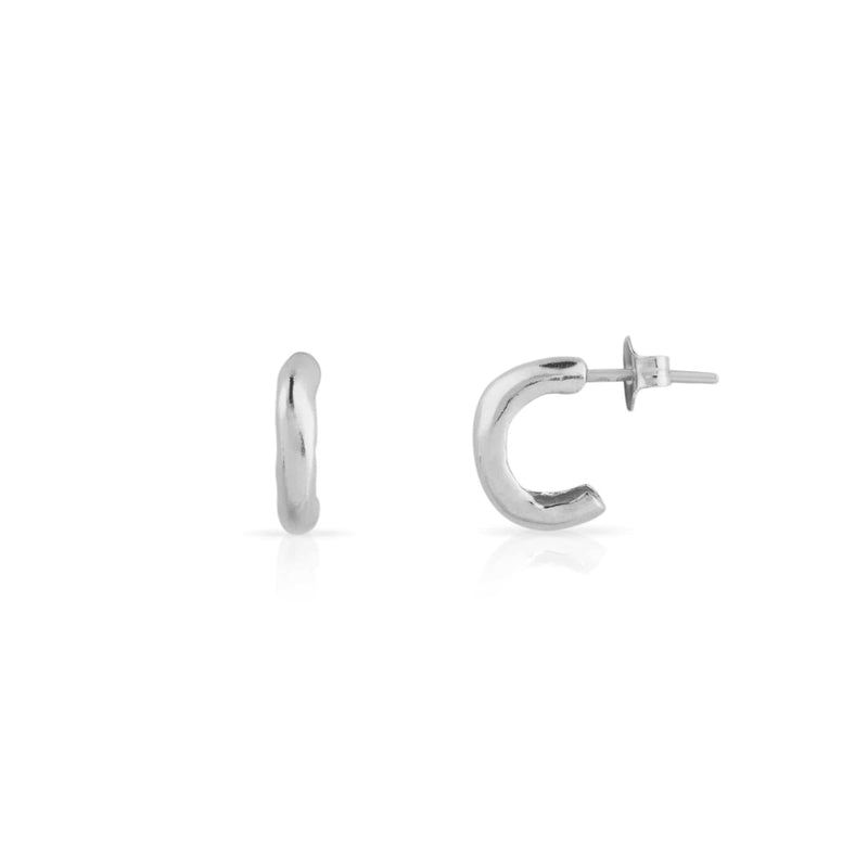 Ana Sales Mero Small Hoop Earrings MOD Jewellery - Sterling silver