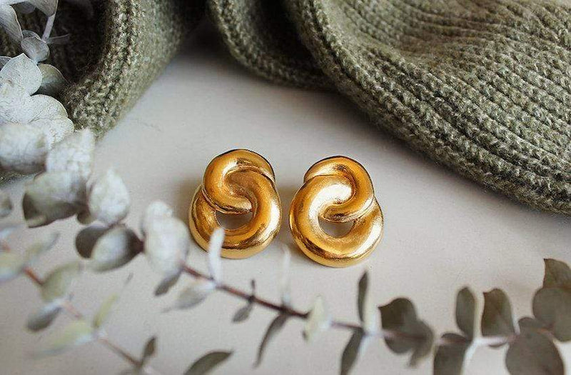 Ana Sales Mero Statement Earrings MOD Jewellery - 24k Gold plated silver