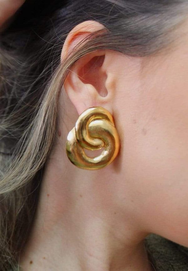 Ana Sales Mero Statement Earrings MOD Jewellery - 24k Gold plated silver