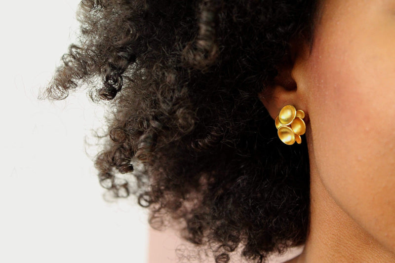 Ana Sales Mush Silver Earrings MOD Jewellery
