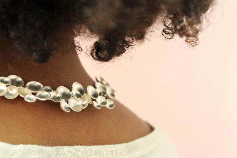 Ana Sales Mush Silver Necklace MOD Jewellery