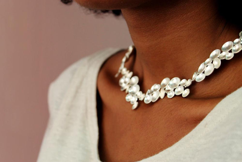 Ana Sales Mush Silver Necklace MOD Jewellery