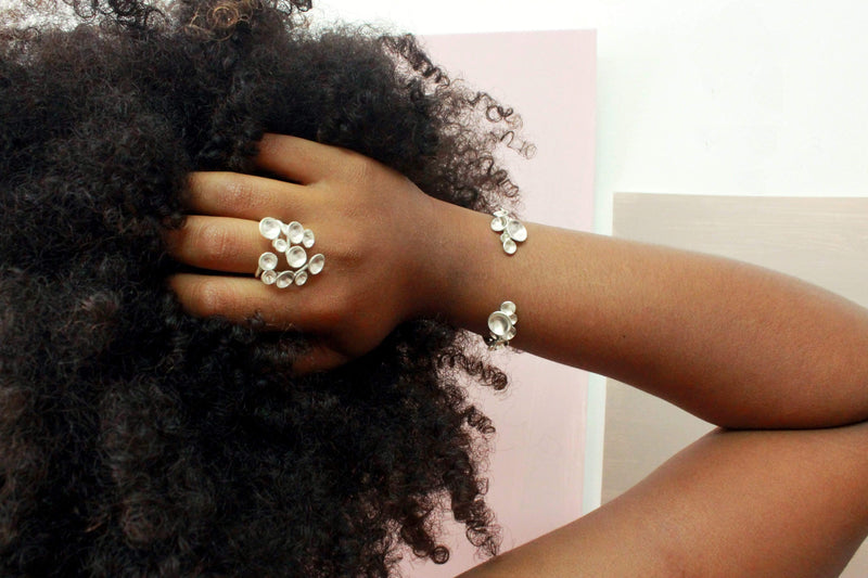 Ana Sales Mush Silver Ring MOD Jewellery