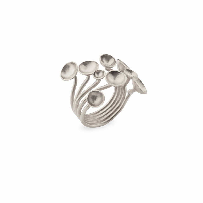 Ana Sales Mush Silver Ring MOD Jewellery