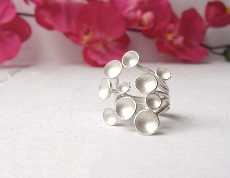 Ana Sales Mush Silver Ring MOD Jewellery