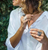 Ana Sales Mush Silver Ring MOD Jewellery