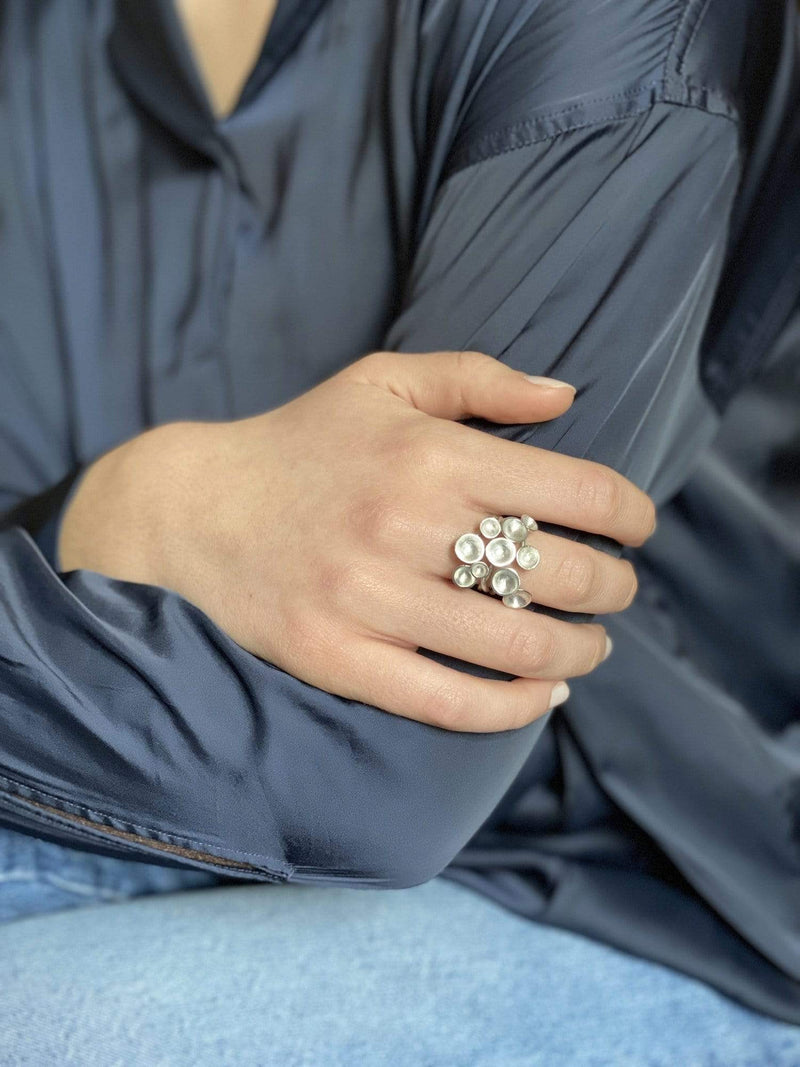 Ana Sales Mush Silver Ring MOD Jewellery