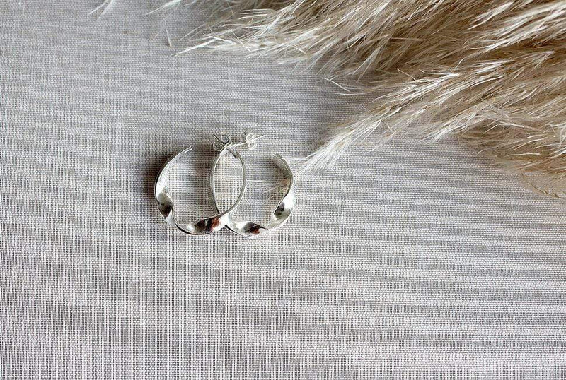 Ana Sales Nara Hoop Earrings MOD Jewellery - Sterling silver