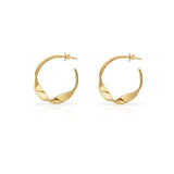 Ana Sales Nara Hoop Earrings MOD Jewellery - 24k Gold plated silver