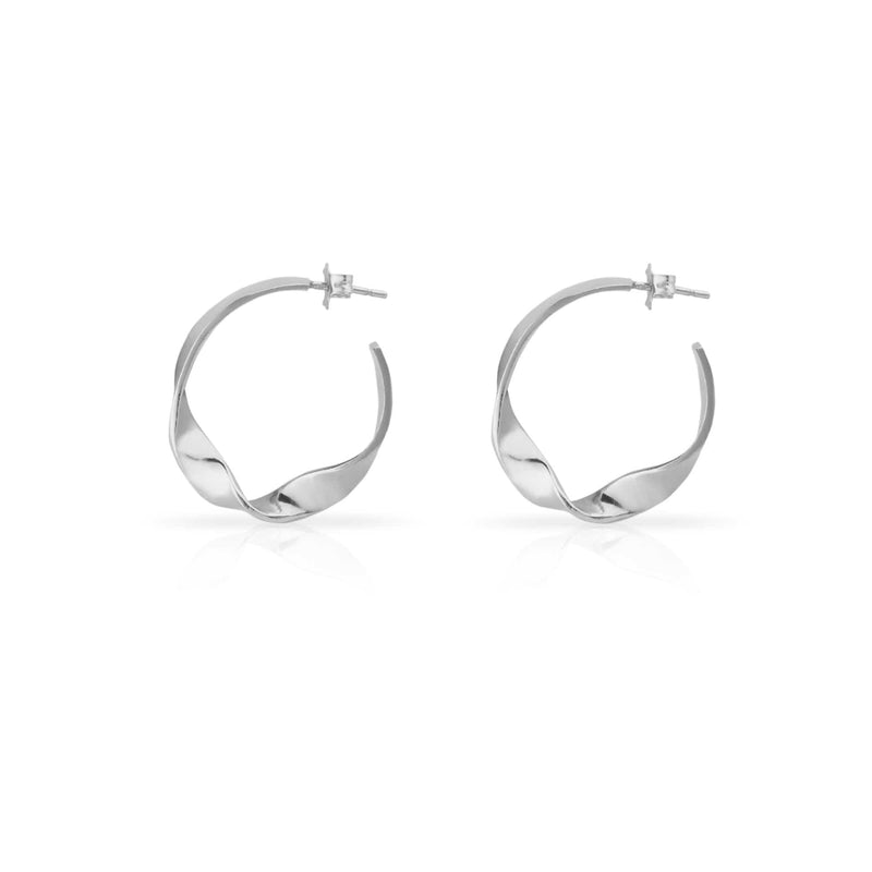 Ana Sales Nara Hoop Earrings MOD Jewellery - Sterling silver
