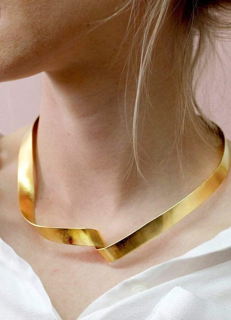 Ana Sales Nara Silver Necklace MOD Jewellery - 24k Gold plated silver