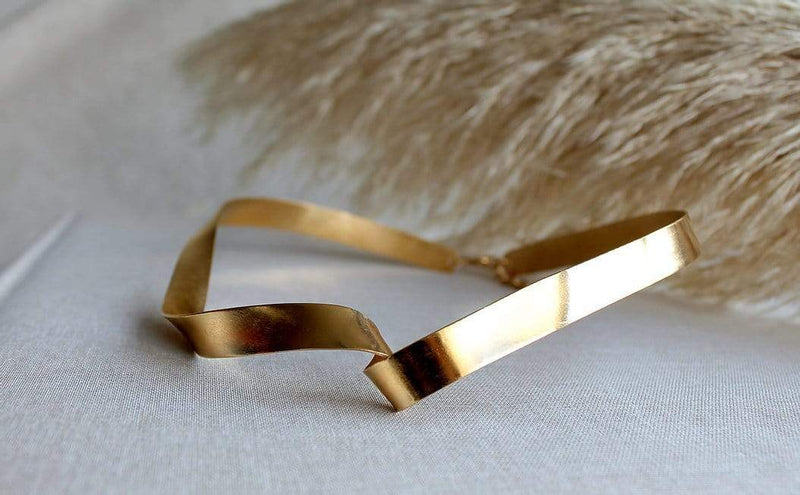 Ana Sales Nara Silver Necklace MOD Jewellery - 24k Gold plated silver
