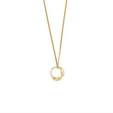 Ana Sales Nara Silver Pendant Necklace MOD Jewellery - 24k Gold plated silver