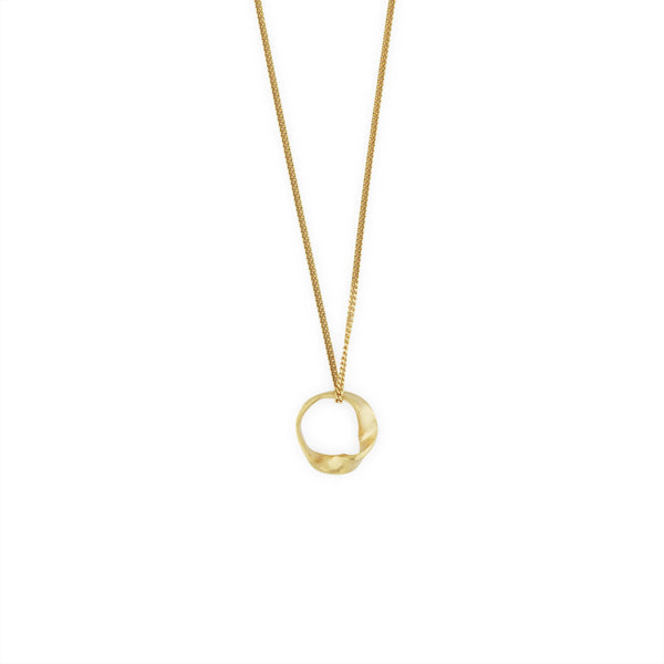 Ana Sales Nara Silver Pendant Necklace MOD Jewellery - 24k Gold plated silver