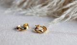 Ana Sales Nara Small Hoop Earrings MOD Jewellery - 24k Gold plated silver