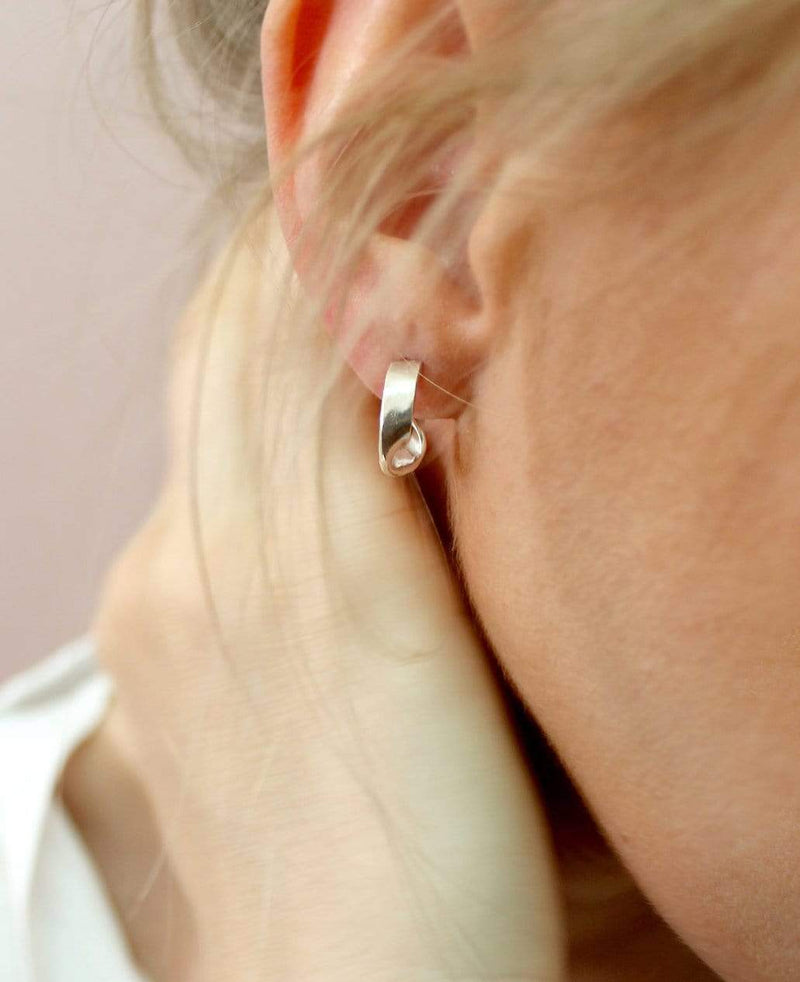 Ana Sales Nara Small Hoop Earrings MOD Jewellery - Sterling silver