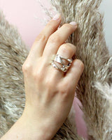 Ana Sales Nara Statement Silver Ring MOD Jewellery - Sterling silver