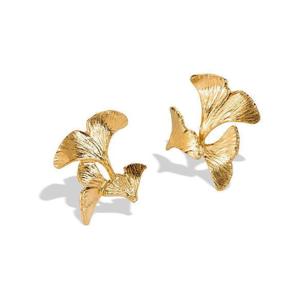 Bruno da Rocha FLOWER III earrings gold plated MOD Jewellery