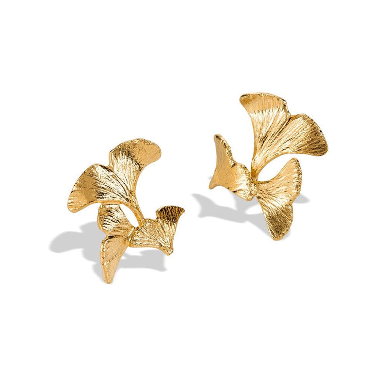 Bruno da Rocha FLOWER III earrings gold plated MOD Jewellery
