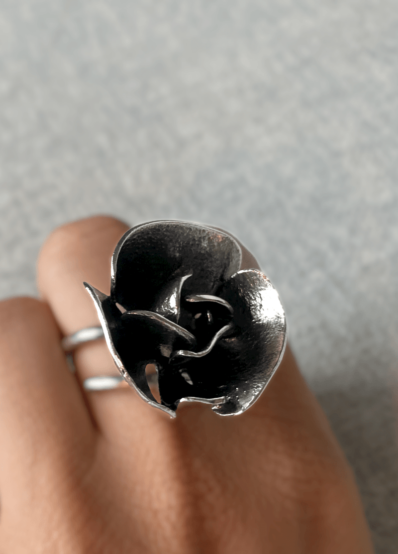 Bruno da Rocha Gardenia Statement Ring MOD Jewellery