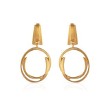 Bruno da Rocha Maria Gold Plated Earrings MOD Jewellery