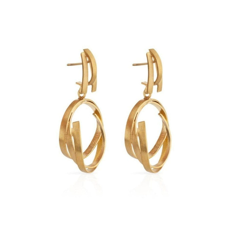 Bruno da Rocha Maria Gold Plated Earrings MOD Jewellery