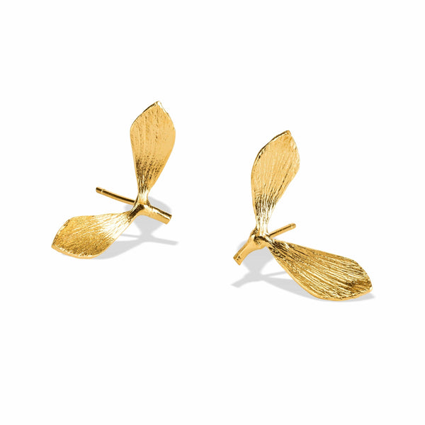 Bruno da Rocha organic gold plated earrings MOD Jewellery