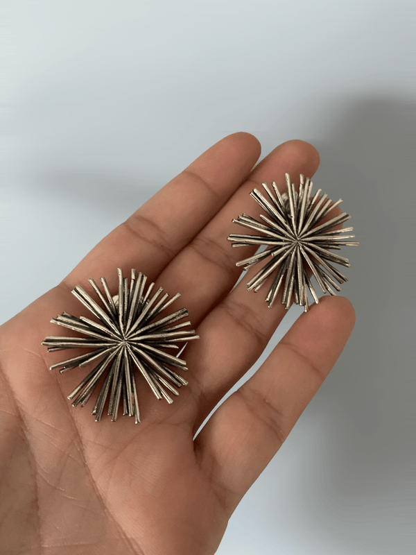 Bruno da Rocha oxidised Silver earrings MOD Jewellery