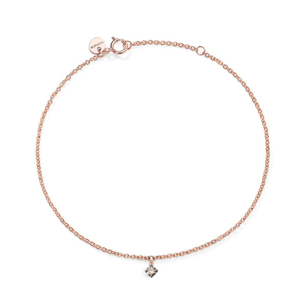 Burato BROWN SOLITAIRE BRACELET MOD Jewellery