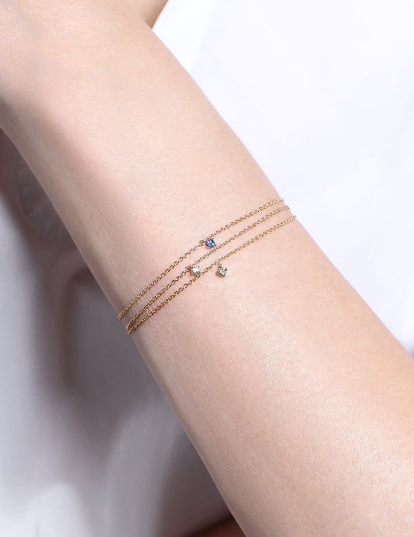 Burato BROWN SOLITAIRE BRACELET MOD Jewellery