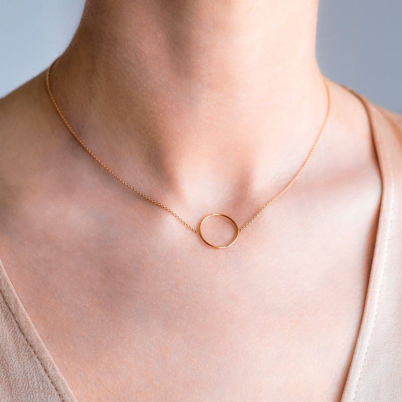 Burato CIRCLE GOLD NECKLACE MOD Jewellery